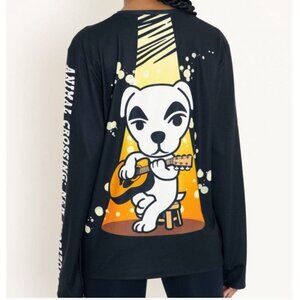 BlackMilk x Animal Crossing K.K. Slider Long Sleeve Hoodie Black - Size XS